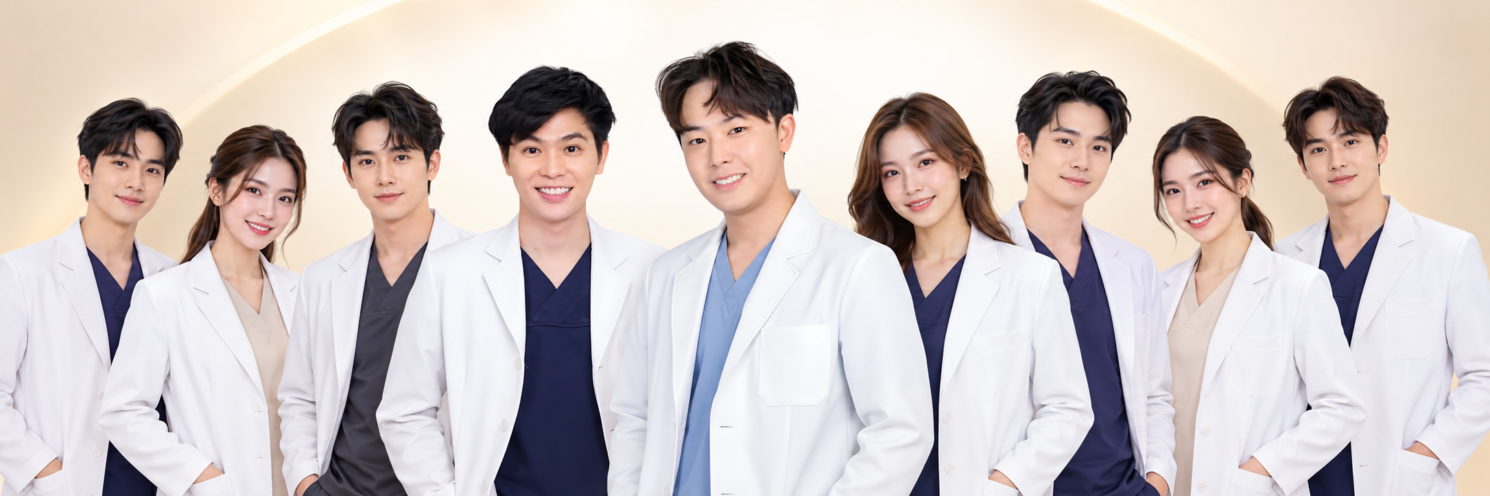ภาพร่างทีมด้วย AI · บุคคลรอบนอกเป็นภาพสมมติ รอแทนด้วยทีมแพทย์จริง